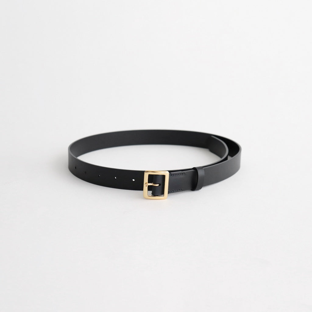 SQUARE BUCKLE BELT #BLACK [A00B06RP]