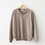 SUPER LIGHT WOOL SKIPPER POLO SWEATER #BEIGE [KRAGGW0803]