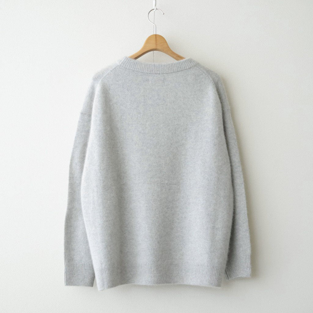 FOX CUDDLE SWEATER #FOGGY [N0056]