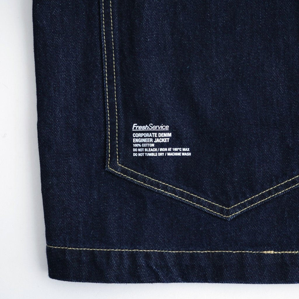 CORPORATE DENIM ENGINEER JACKET #ONE WASH [FSC263-30151OB]