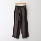 VIS/LI TWILL WIDE EASY TROUSERS #KHAKI [ST.1156]