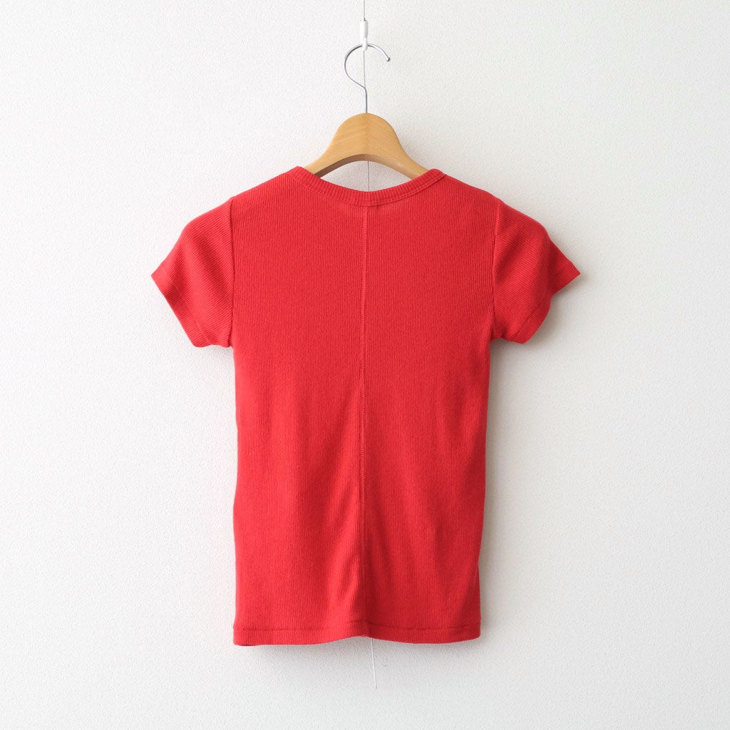 Gauze Teleco Tee #RED [I26SS-CUT2]