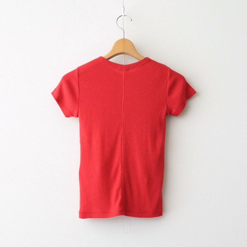 Gauze Teleco Tee #RED [I26SS-CUT2]