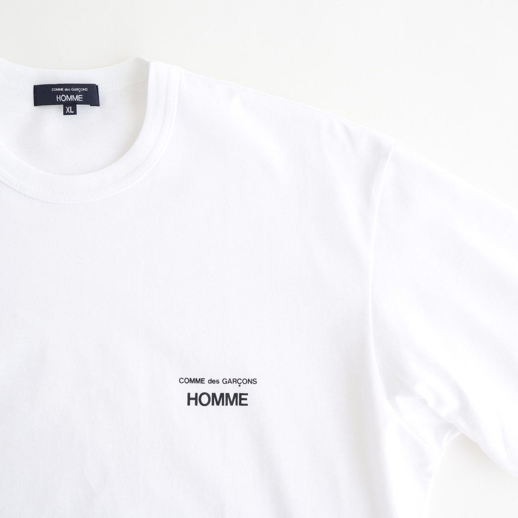 綿天竺 製品プリント S/S Tシャツ #WHITE [HQ-T101-051]