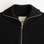 WASHI RAYON SHEER DRIVERS KNIT #BLACK [YK25SS0962S]