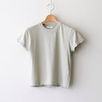 FRESCA SINGLE JERSEY TIGHT FIT T-SHIRT #BEIGE [KKAGGM0402]