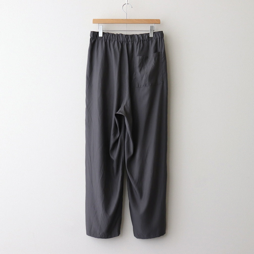 CUPRO EASY PANTS #GRAY [YK25SS0942P]