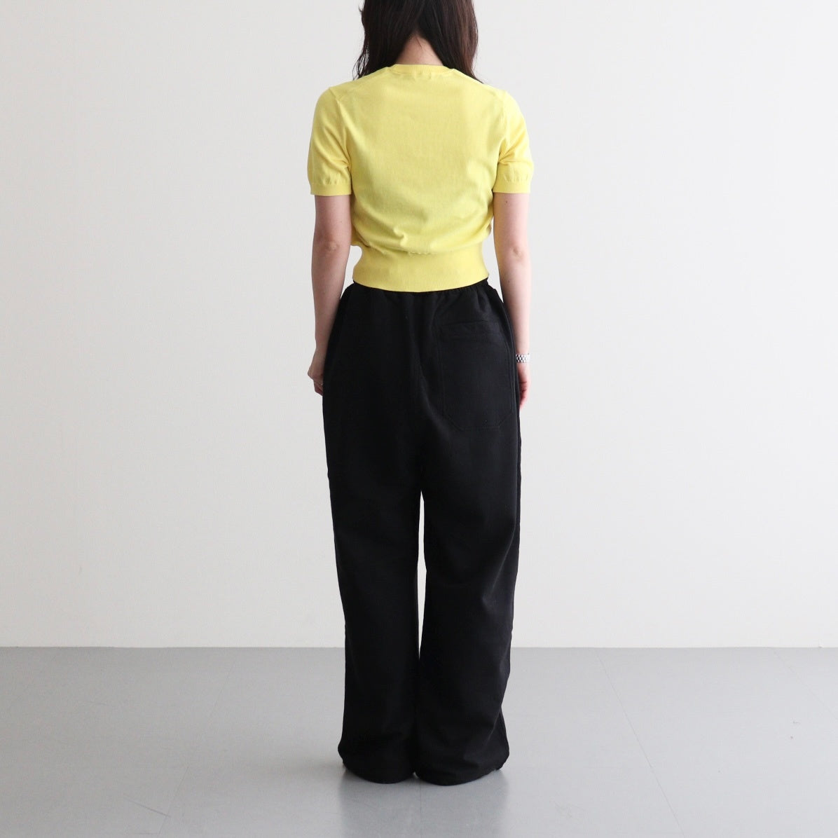 Cotton 14G Short Sleeve #YELLOW [I26SS-K5]