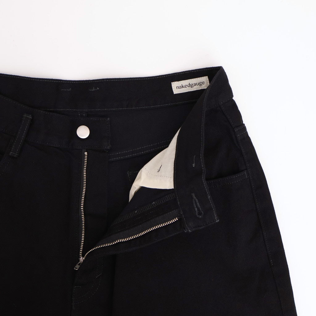 ONE WASH BLACK DENIM ASHLEY JEANS #BLACK [N0025]