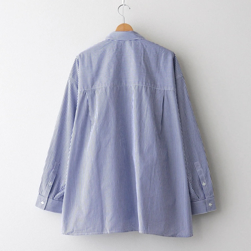 CORPORATE UNIFORM L/S SHIRT #BLUE STRIPE [FSC254-50021B]