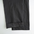 CHINO TROUSERS - WIDE STRAIGHT #CHARCOAL [11062601]