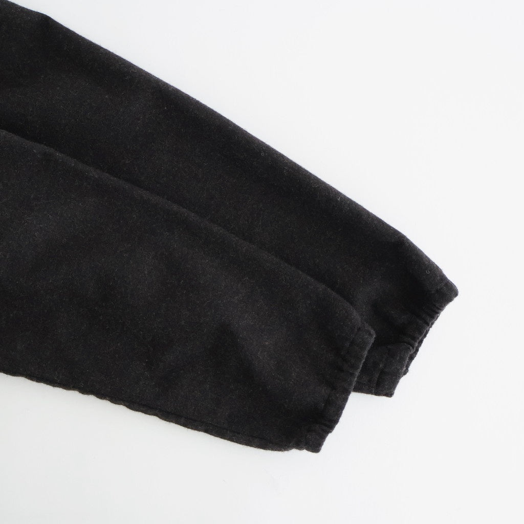 縮絨ウールワイドフーディー #DARK BROWN [D225-T391]