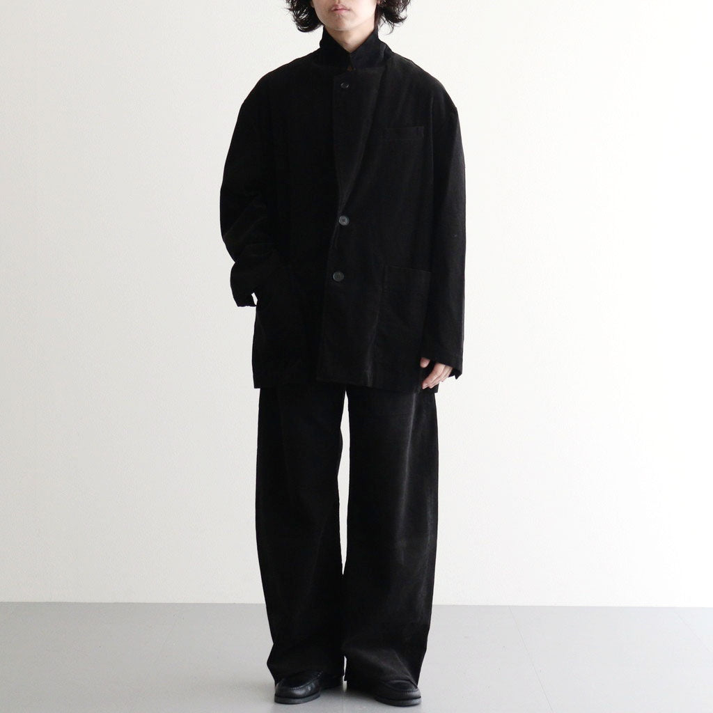 VINTAGE CORDUROY SINGLE BREASTED JACKET #BLACK [ST.1580]