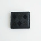 argyle half folded wallet #argyle black [zw-c-hfw]
