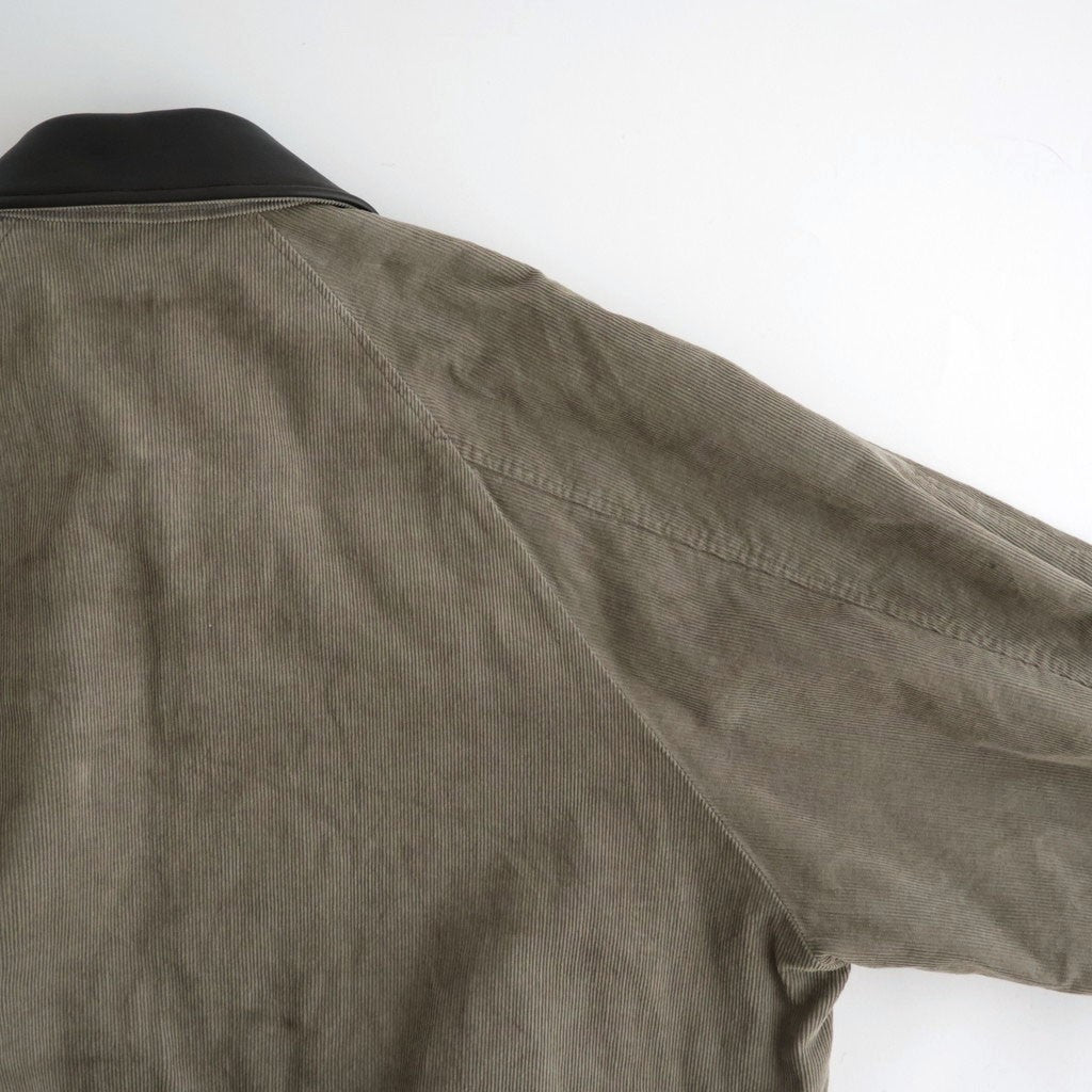 VINTAGE CORDUROY ZIP JACKET #TAUPE [ST.1581]