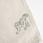 TATTOO FLASH PRINT MODERN DENIM WIDE CUT #ECRU [26440414]