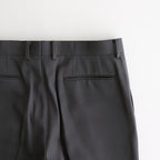 LIGHT WOOL MAX GABARDINE SLACKS #DARK GRAY [A25AP02MG]