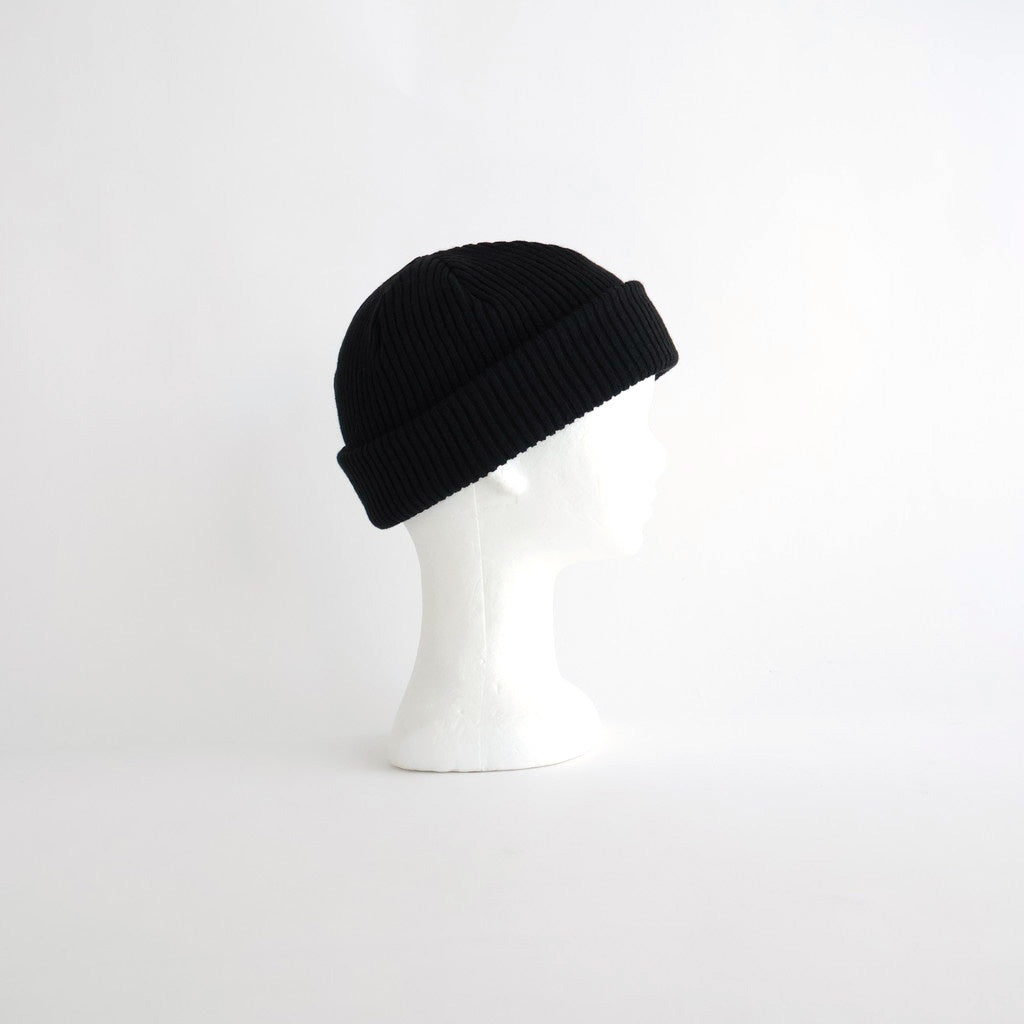 THERMAL RIB KNIT WATCH CAP #BLACK [FSP254-90069] - ciacura 三重県