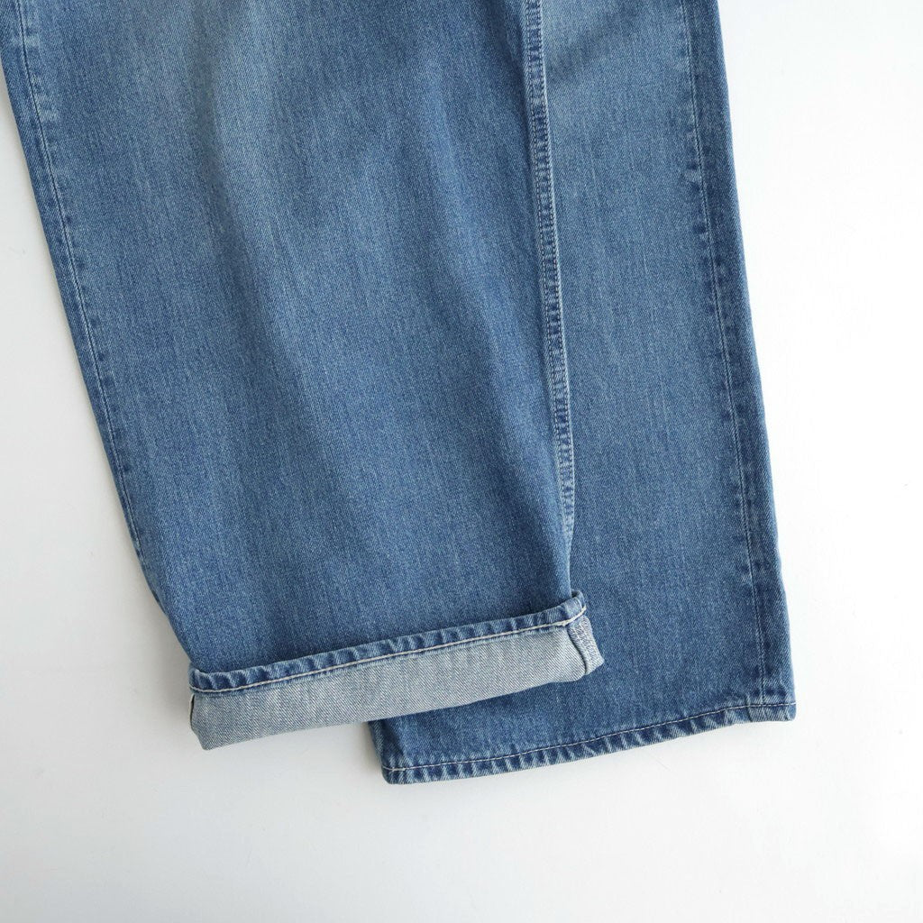 Selvage Denim Two Tuck Pants #INDIGO LIGHT FADE [GU263-40061LB]