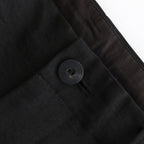 ドライポリシンプル2タックワイドPT #BLACK [D125-P453]