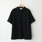Cotton Pique Jersey S/S Skipper Polo #BLACK [GU251-70057]