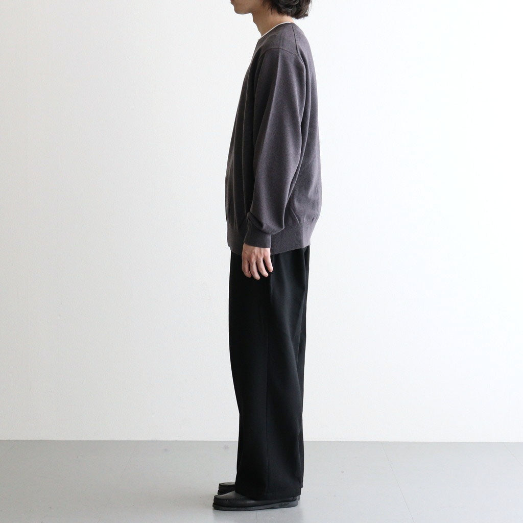 Cashmere Banding Easy Pants #BLACK [AOFFPT012]