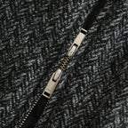 Herringborn Tweed Zip Blouson #Black [YK26FW01314B]