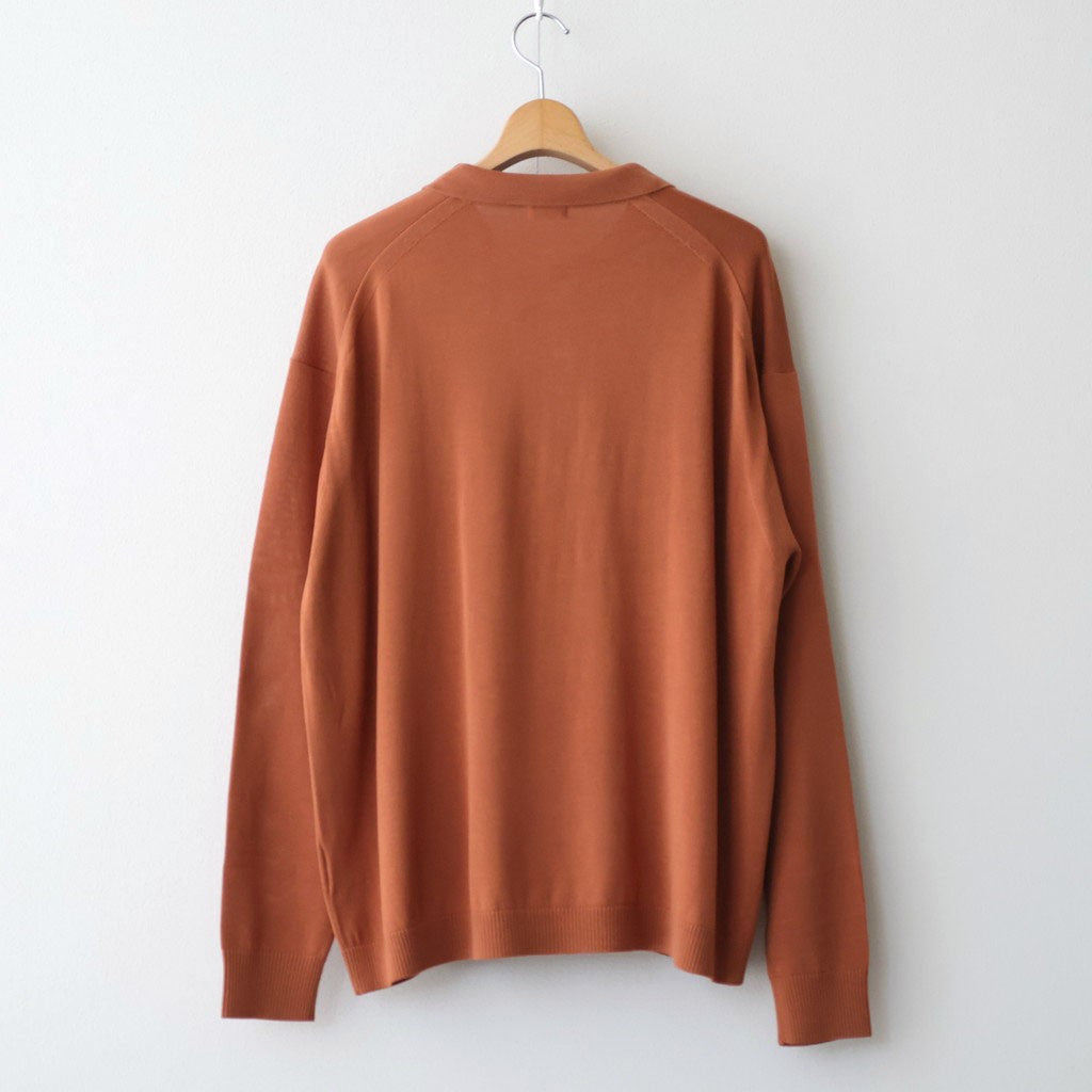 L/S Polo #BROWN [2601-013]