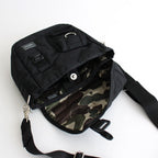 PORTER ナイロンツイル ショルダーバッグ #BLACK [HO-K202-051]
