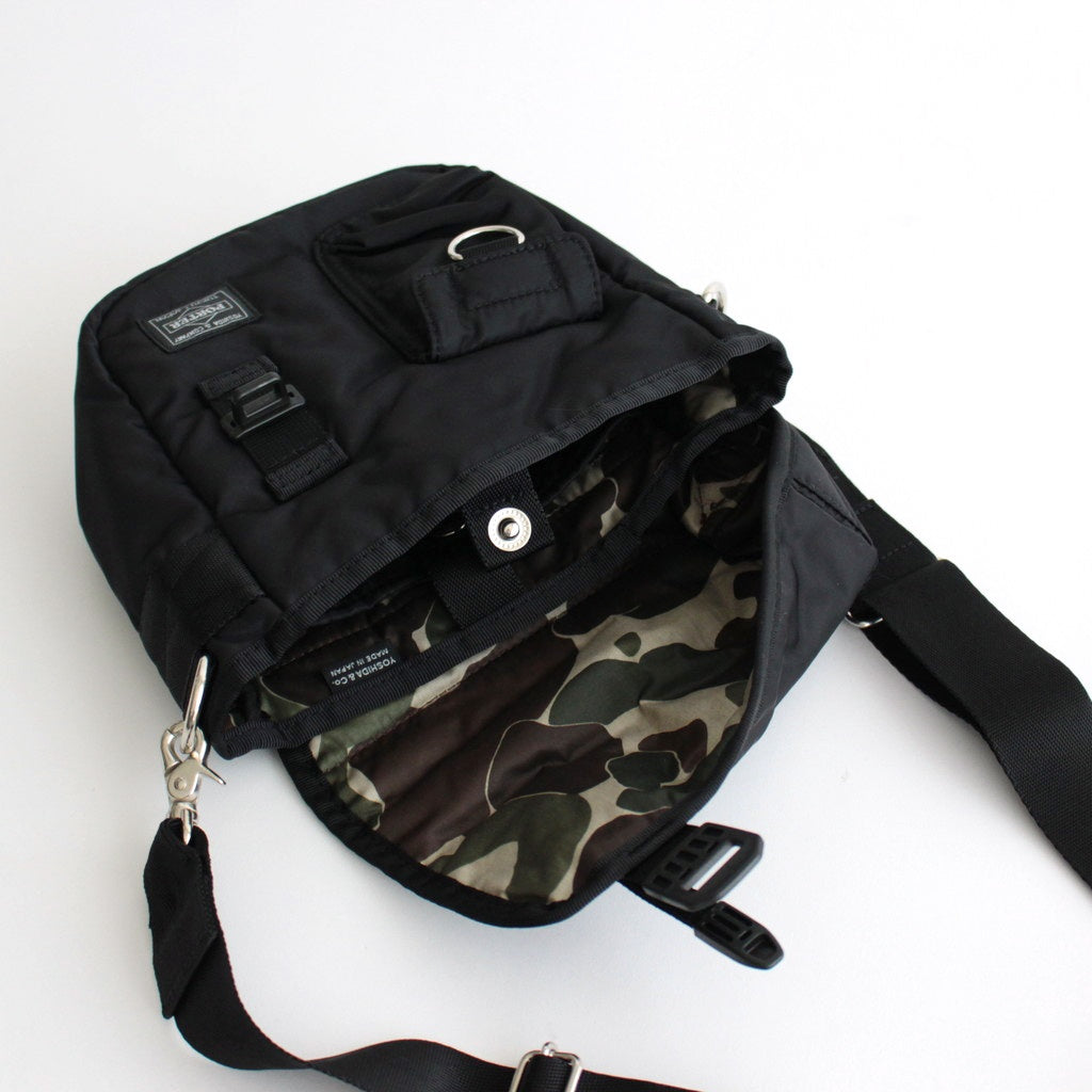 PORTER ナイロンツイル ショルダーバッグ #BLACK [HO-K202-051]