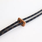 Silk braid Code #Fringe Black Navy Mix [N-1246]