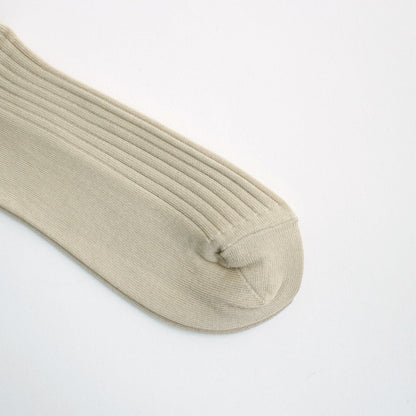 GIZA HIGH GAUGE SOCKS #BEIGE [A00S02SX-W]