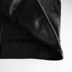 LAMB LEATHER RIDERS JACKET #BLACK [A25AB02WX]
