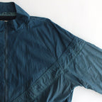 SPRAY PRINTED NYLON ZIP BLOUSON #OCEAN BLUE [YK23SS0463B]