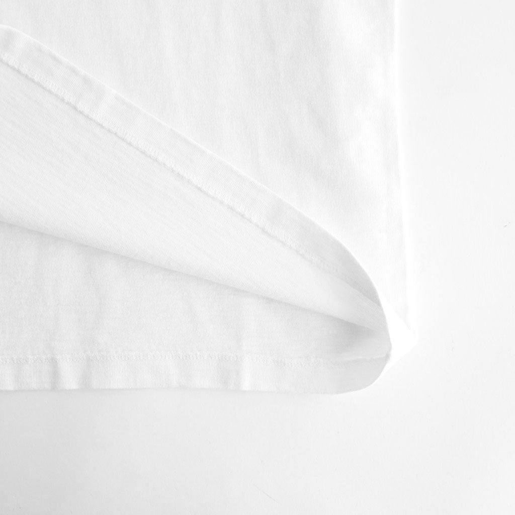 ムラ糸Tシャツ Slub Yarn T-Shirt #WHITE [32061007]