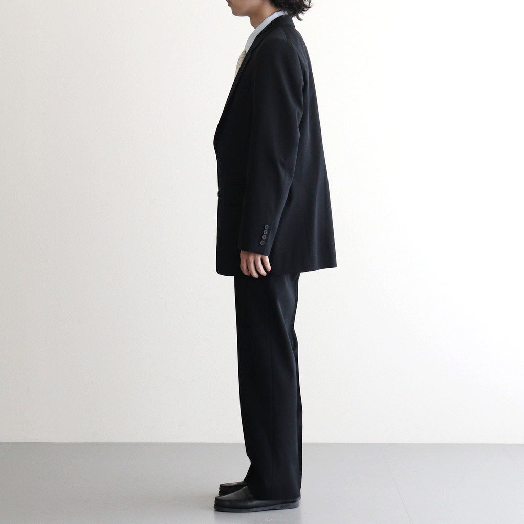 LIGHT WOOL MAX GABARDINE JACKET #TOP BLACK [A26AJ01MG]