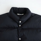 SUPER LIGHT NYLON RIPSTOP DOWN VEST #BLACK [A26AV02NL]
