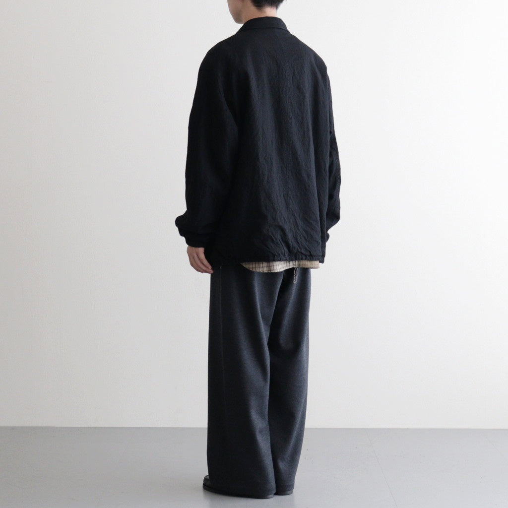 ウールサージ 製品縮絨ジャケット #BLACK [HP-J105-051]