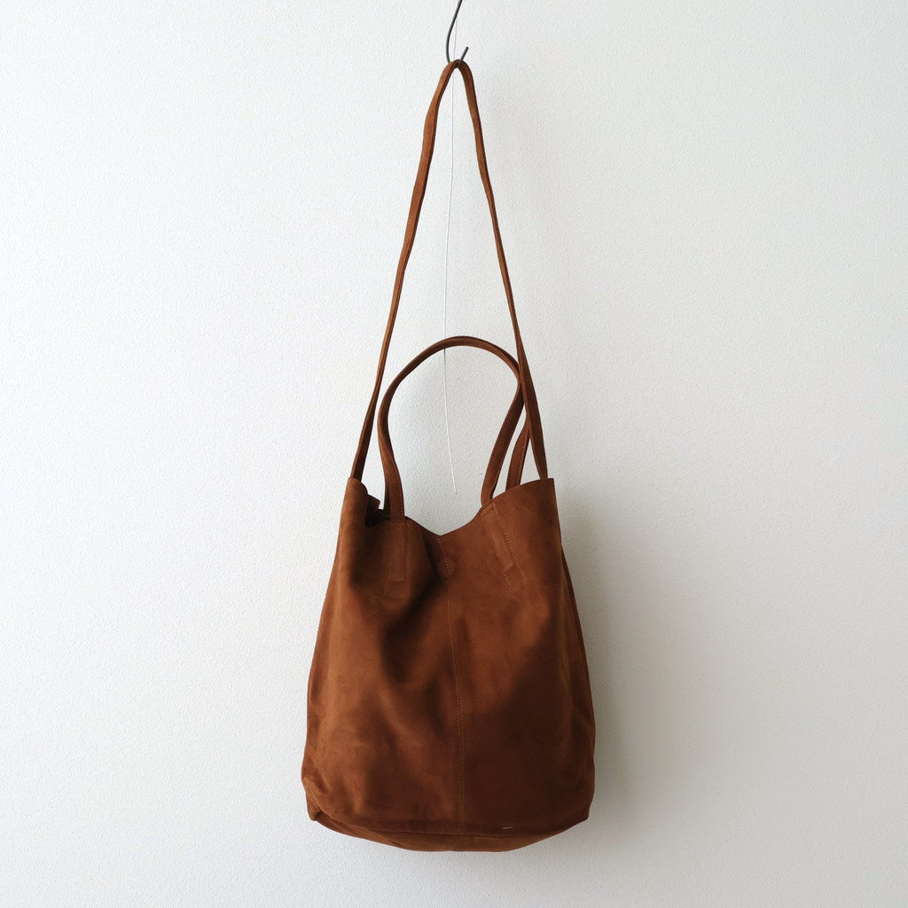 3WAY MIDIUM TOTE（OIL SUEDE） #BROWN [MS-1]