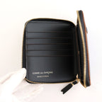 二つ折りZIP財布 - TRIPLE STITCH #Black [8Z-S210-051]