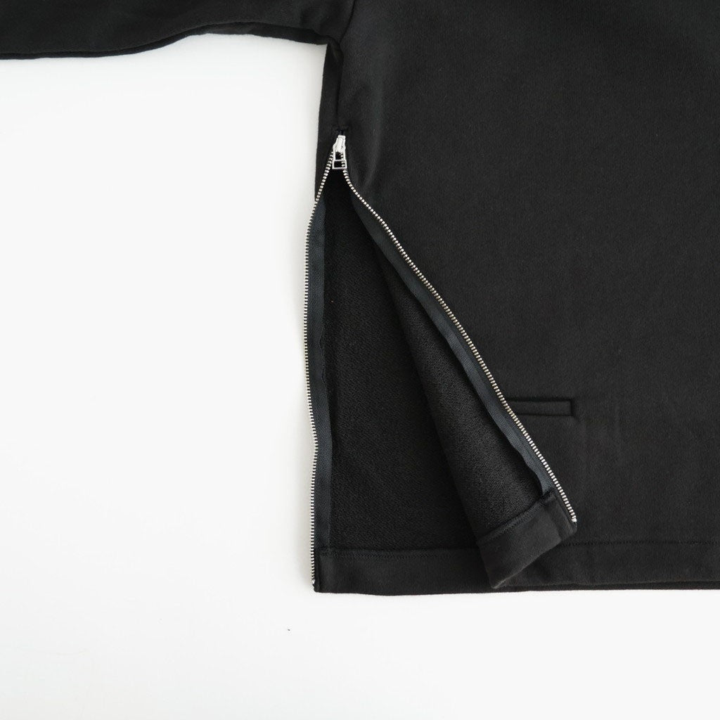 ハーフZipスウェットPO #BLACK [D226-T11101]