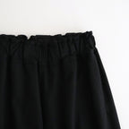 FSHGPT - ウールシーチング ・ ガーメントウォッシュ イージーパンツ #95 Black [SN_FR1604PF]