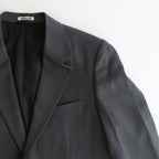 LIGHT WOOL MAX GABARDINE JACKET #DARK GRAY [A25AJ01MG]