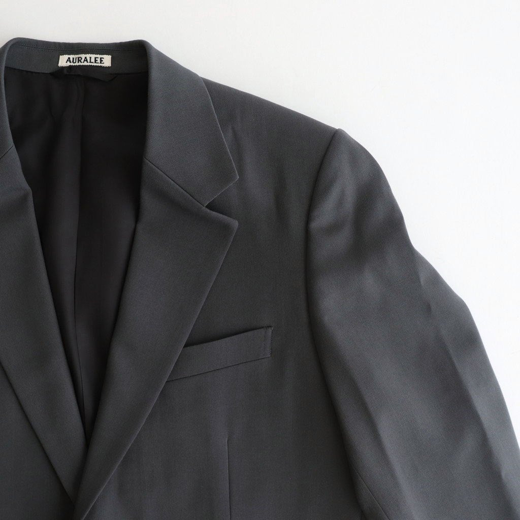 LIGHT WOOL MAX GABARDINE JACKET #DARK GRAY [A25AJ01MG]