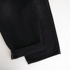 Selvage Denim Two Tuck Pants #BLACK_DARK FADE [GU261-40061DB]