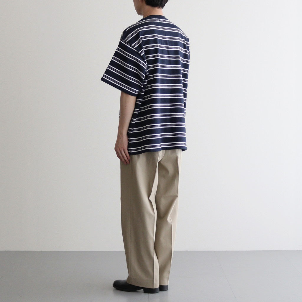 MULTI BORDER S/S TEE #NAVY [FSC251-70121]