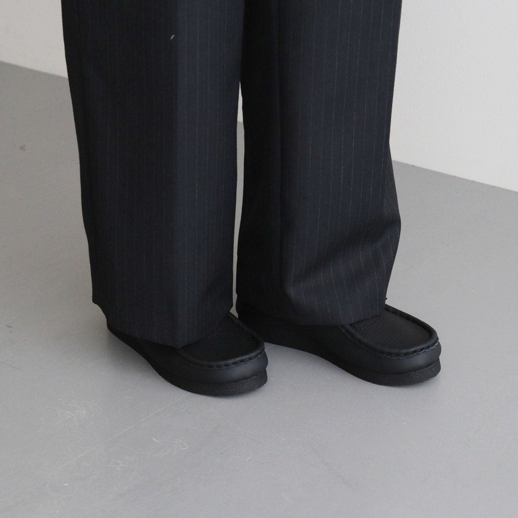AWAI TIROLEAN MULE -CREPE SOLE- EO SHRINK #BLACK [SA05SC]