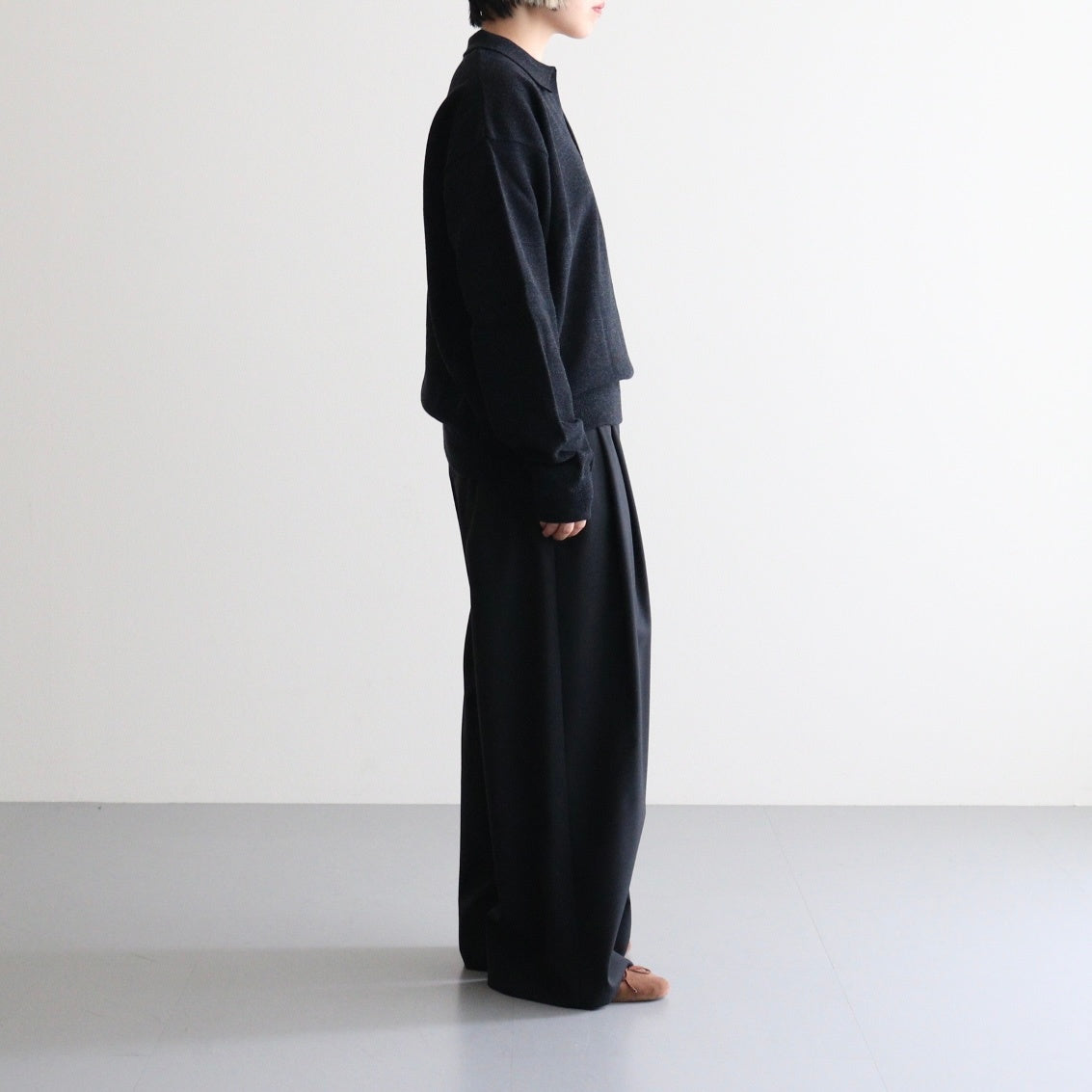 Co/Wo Moss Stitch Skipper #BLACK [2503-003]