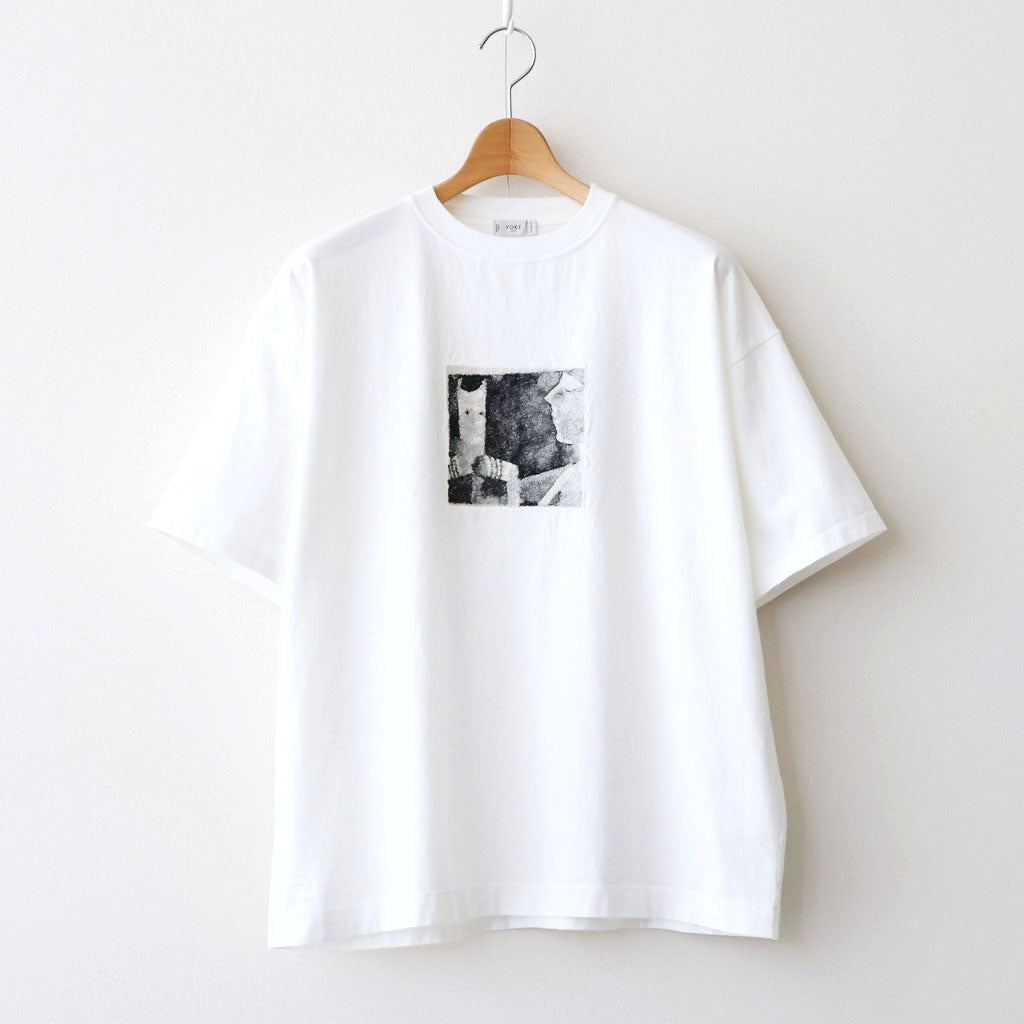EMBROIDERY T-SHIRT #Aunt and Nephew [YK26SS01297CS]