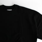 AZUMA Terry Crew Neck Sweat #BLACK [GU251-70195B]